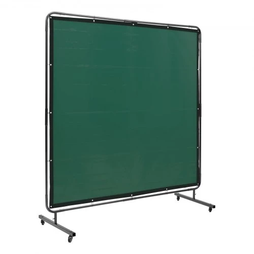 VEVOR Suvirinimo užuolaida su rėmu XU-2310, 180 x 180 cm, žalia