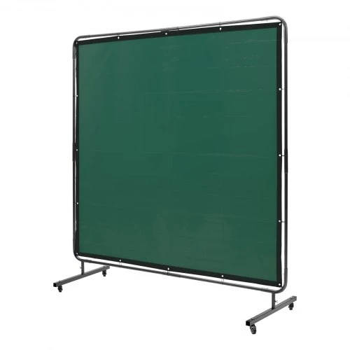 VEVOR Suvirinimo užuolaida su rėmu XU-2310, 180 x 180 cm, žalia