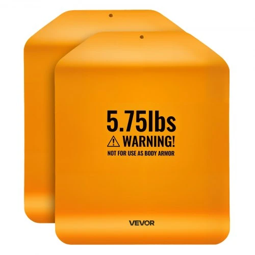 VEVOR Svorinės liemenės plokštės, plieninės, 2 vnt., 2,6kg pora, 30 x 24 x 3 cm