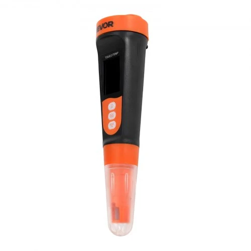 Koduva TDS matuoklis VEVOR A6, oranžinis / juodas, ABS plastikas, 18 x 4 x 4 cm