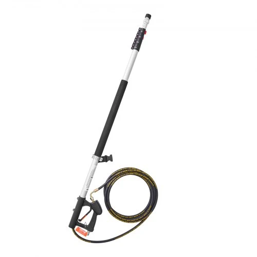 VEVOR Teleskopinis aukšto slėgio plovimo antgalio kotas, aliuminis, iki 636 cm, 275 bar