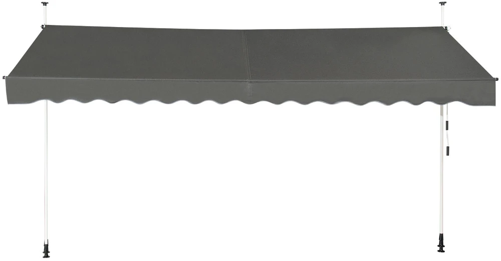 Promotion Teleskopinis balkono markizė 395x120cm pilka