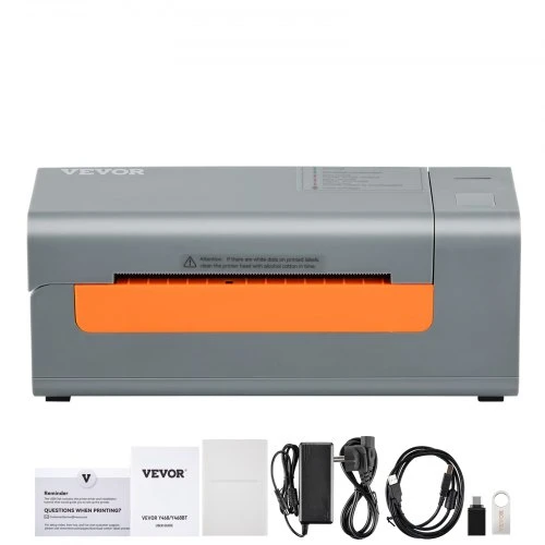 Koduva Terminis etikečių spausdintuvas VEVOR Y486, 203 dpi, USB, pilkas, 20 x 8 x 8 cm
