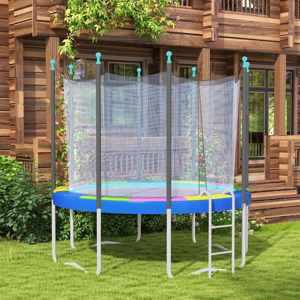 Aosom Trampolino krašto apsauga, daugiaspalvė, Ø366 cm, 30 cm