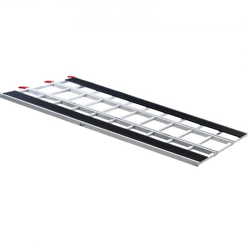 VEVOR Trijų dalių pakrovimo rampa UT-6806, aliuminio lydinys, 216 x 138 cm, iki 680,4kg