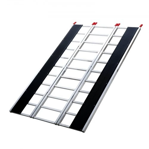 VEVOR Trijų dalių pakrovimo rampa UT-6806, aliuminio lydinys, 216 x 138 cm, iki 680,4kg