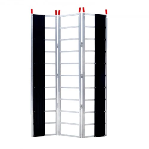 VEVOR Trijų dalių pakrovimo rampa UT-6806, aliuminio lydinys, 216 x 138 cm, iki 680,4kg