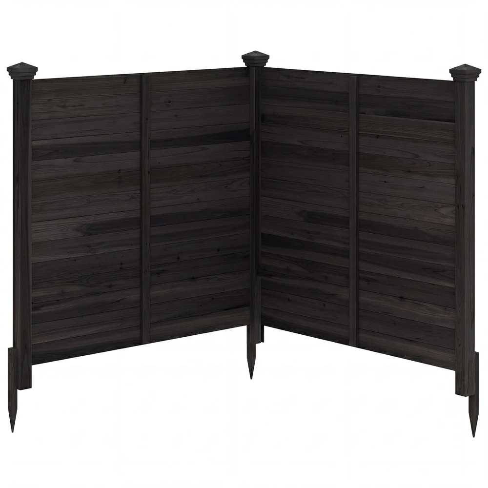 Promotion Tvoros privatumui, 2 dalių, 119 x 119 cm, juoda