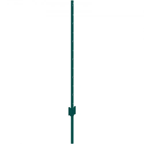 VEVOR Tvoros stulpas, U formos, plieno, žalias, 122 cm, 10 vnt.