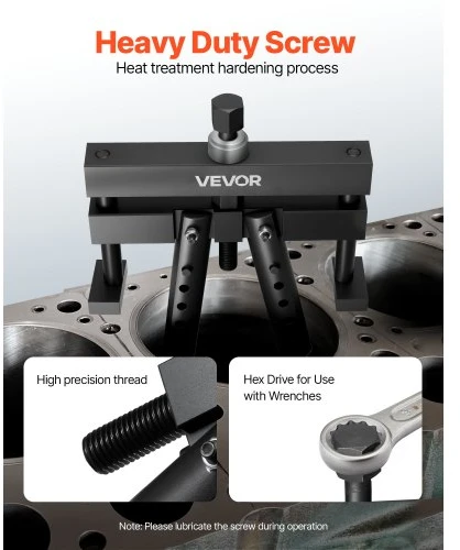 VEVOR Universalus cilindro įdėklo nuėmėjas XC2024, 98,43-158,75 mm, plienas