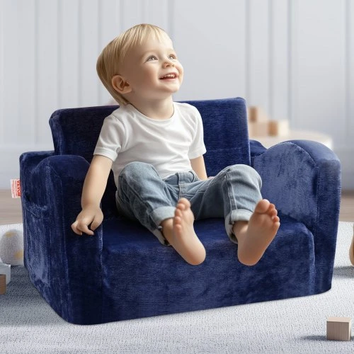 VEVOR Vaikiška sofa FL-XY-2, mėlyna, 104 x 58 x 32 cm