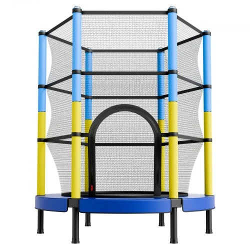 VEVOR Vaikiškas batutas su apsauginiu tinklu, 142 cm, iki 60 kg