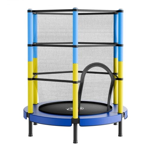 VEVOR Vaikiškas batutas su apsauginiu tinklu, 142 cm, iki 60 kg