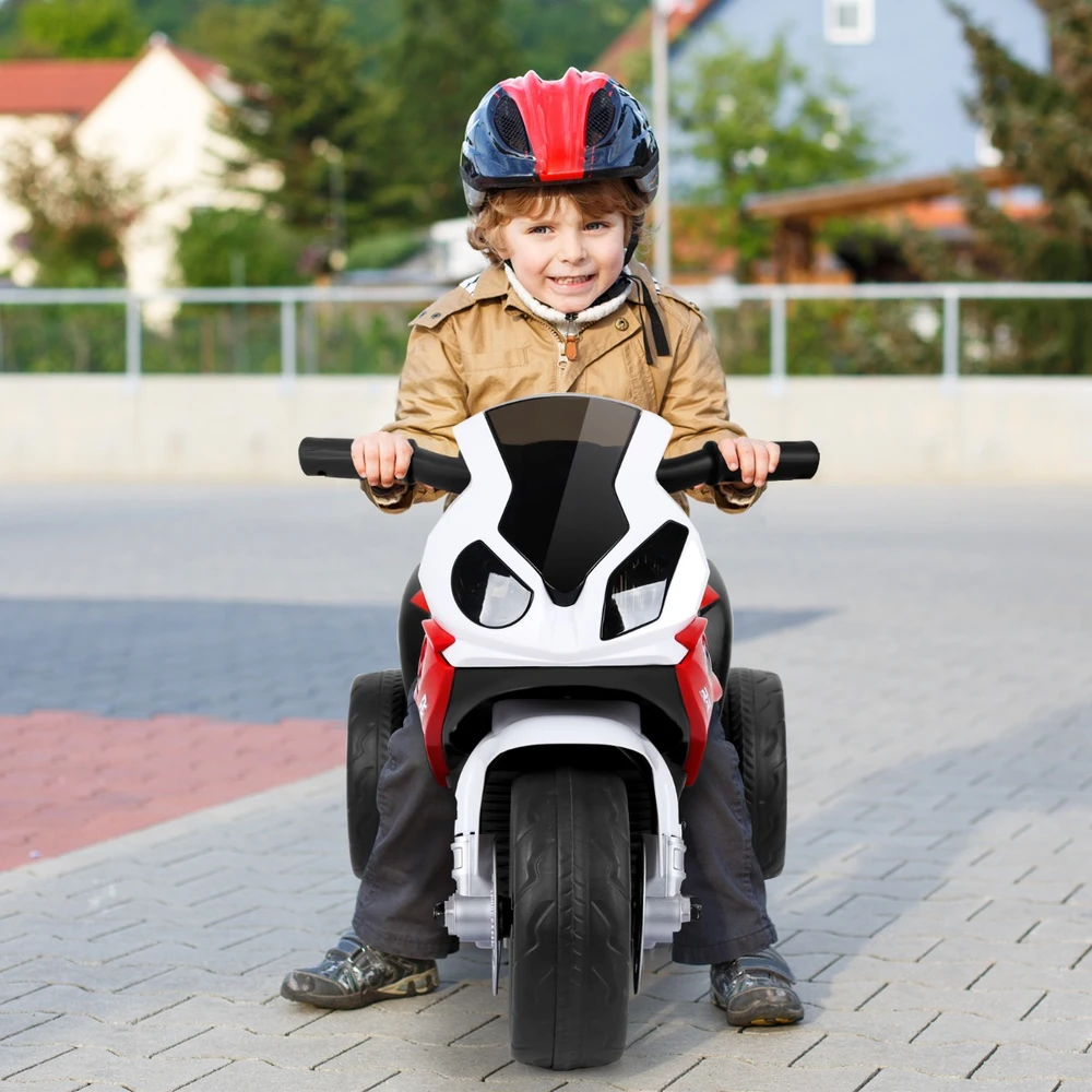 Promotion Vaikiškas elektrinis motociklas 6V raudonas spalvos