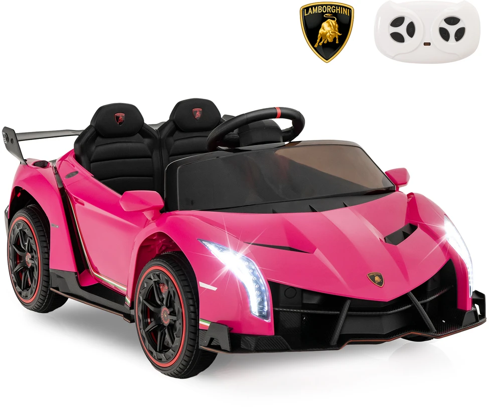Promotion Vaikiškas Lamborghini elektrinis automobilis rožinis