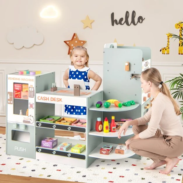 Promotion Vaikų medinis parduotuvės žaidimas