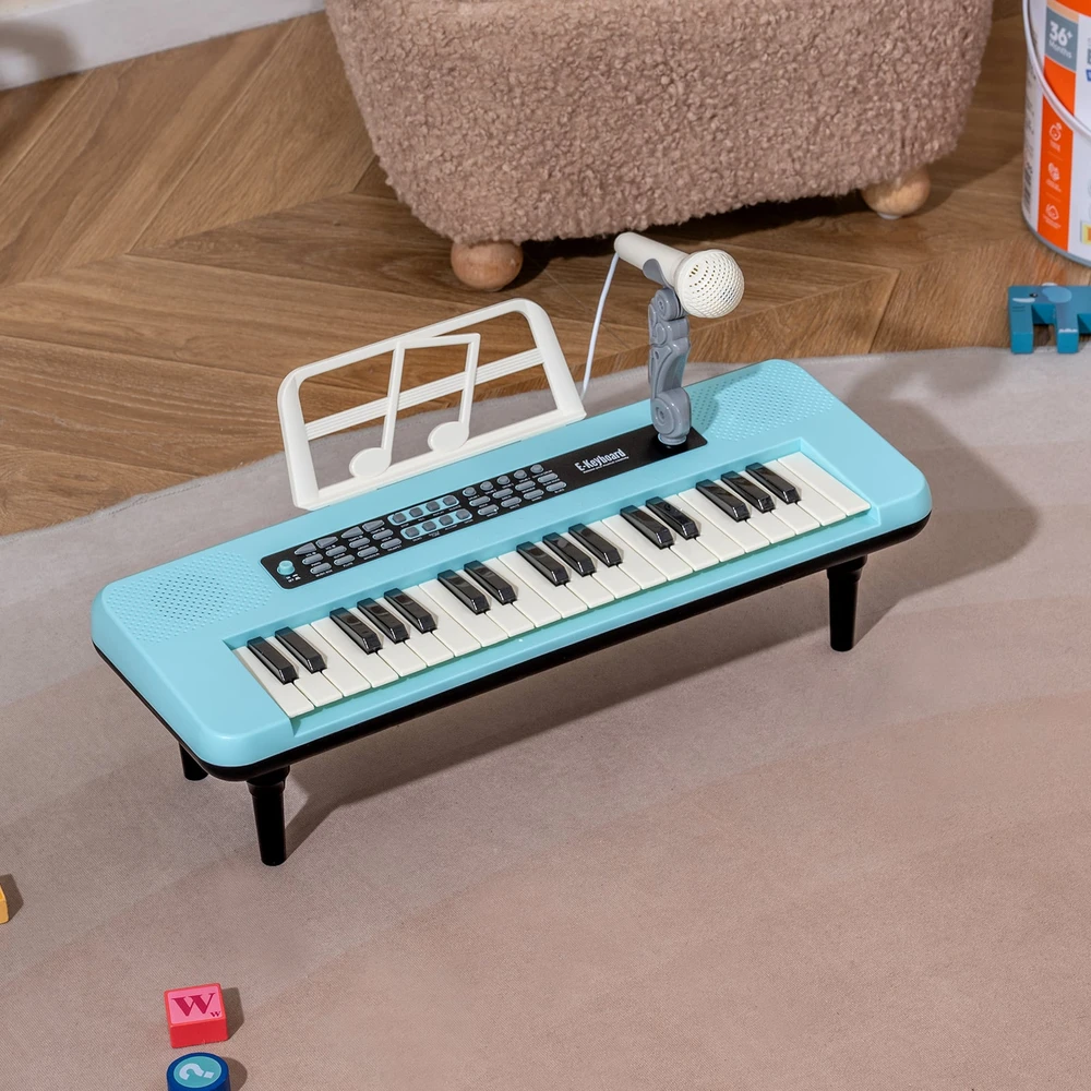 Promotion Vaikų Pianinas 37 Klavišai Mėlynas