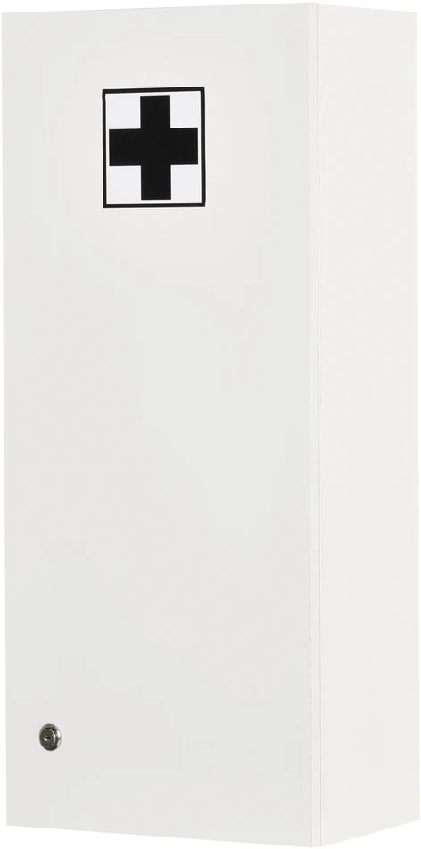 Aosom Vaistų spintelė sieninė, užrakinama, balta, 30 x 20 x 70 cm