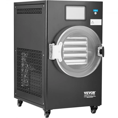 VEVOR Vakuuminė maisto liofilizavimo mašina HFD-4, 4 padėklai, 4-6kg partijai, juoda