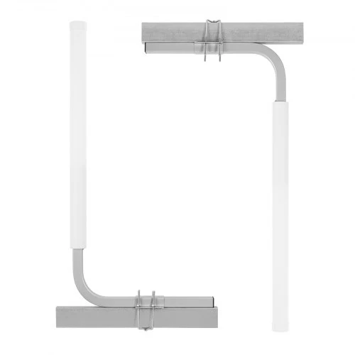 VEVOR Valties priekabos kreiptuvai, plienas/PVC, reguliuojamas plotis 102 cm, 2 vnt.