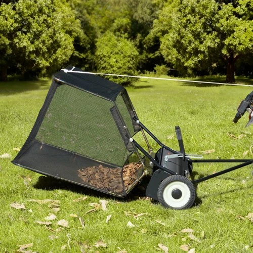 VEVOR Vejos šluota tempiama už traktoriuko TC5001D, 132 cm, 736 l