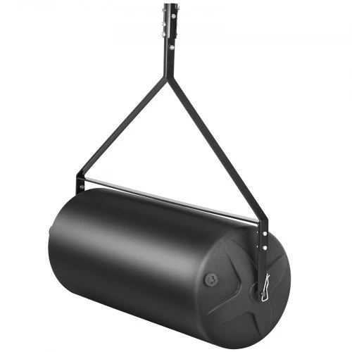 VEVOR Velkamas vejos volas, plienas ir LLDPE, juodas, 124 x 116 x 45 cm