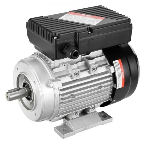 VEVOR 0,55 kW elektrinis variklis 1400 aps./min., AC 220~240 V, 4,5 A, 80, B34 rėmas, 19 mm rievėtas velenas