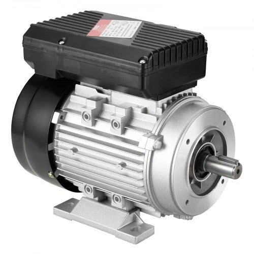 Koduva VEVOR 0,55 kW elektrinis variklis 1400 aps./min., AC 220~240 V, 4,5 A, 80, B34 rėmas, 19 mm rievėtas velenas