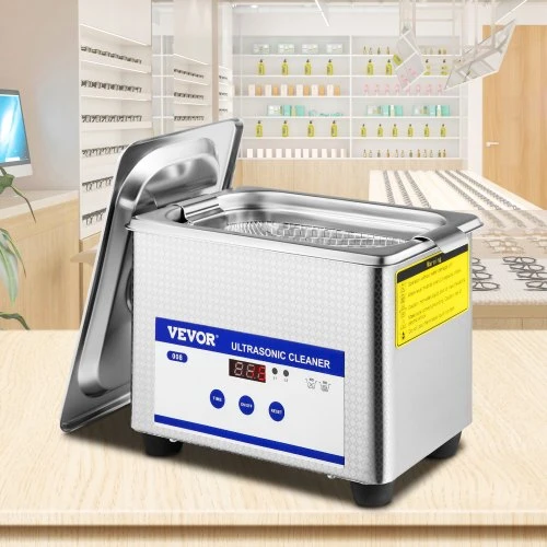 VEVOR 0.8L ultragarsinis valiklis, 35 W, nerūdijantis plienas