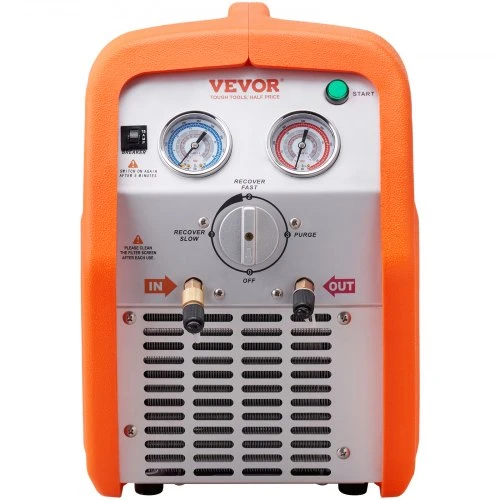 VEVOR 1 AG šaltnešio surinkimo įrenginys, dviejų cilindrų, 220–240 V, 50 Hz