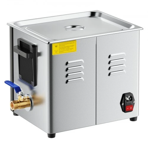 VEVOR 10 l ultragarsinė valymo vonelė, profesionali, su krepšeliu ir skaitmeniniu ekranu, 180 W, 40 kHz