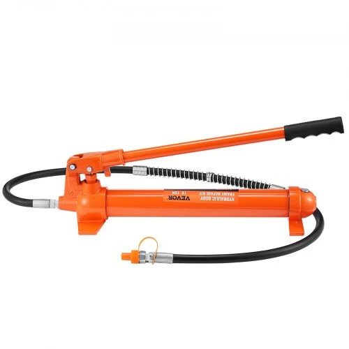 VEVOR 10 tonų porta power rinkinys, hidraulinis cilindras su siurbliu, 1,4 m žarna, su dėže