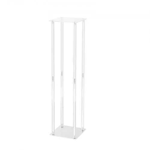 VEVOR 10 vnt vestuvinis gėlių stovas, 60 cm, akrilas, prancūziško aukso spalvos
