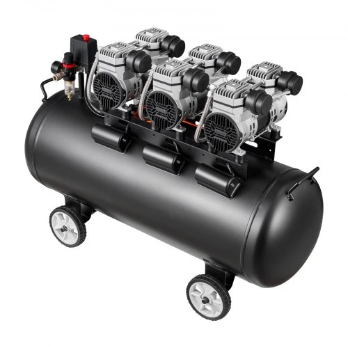 Koduva VEVOR 100 l oro kompresorius, 3 kW, be alyvos, 198 l/min, 8 bar
