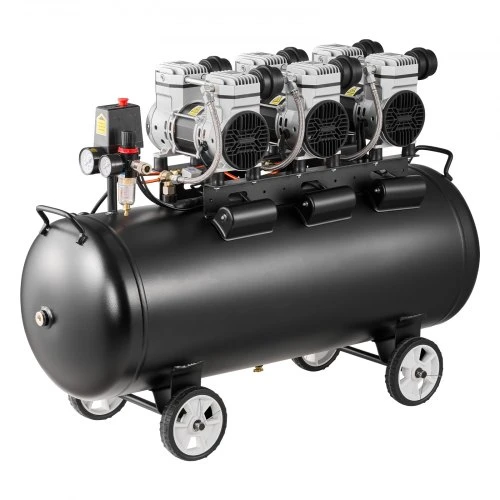 Koduva VEVOR 100 l oro kompresorius, 3 kW, be alyvos, 198 l/min, 8 bar