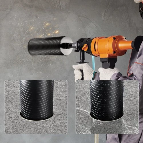 Koduva VEVOR 108 mm šerdinis grąžtas plytoms ir blokams, betonui, 241,3 mm gręžimo gylis, 5/8"-11 vidinė sriegis, lazerinis suvirinimas