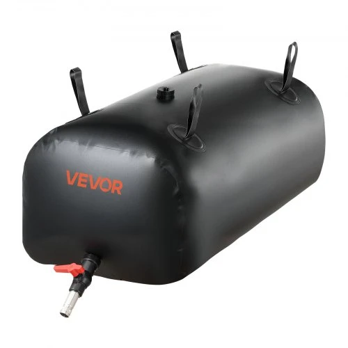 VEVOR 113 l sulankstomas vandens maišas, juodas