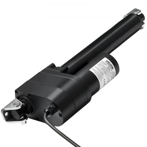 VEVOR 12 V linijinis aktuatorius, 200 mm eiga, 9000 N, IP65, 5 mm/s, su montavimo laikikliais