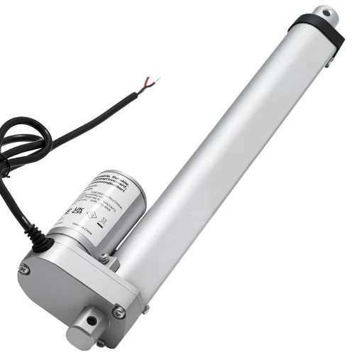 VEVOR 12 V linijinis aktuatorius, 250 mm eiga, 15 mm/s, 1000 N, IP54, su montavimo kronšteinu