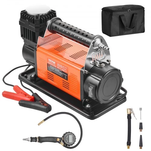 VEVOR 12V nešiojamas oro kompresorius, skaitmeninis slėgio matuoklis, 7.06 CFM, 150 PSI, YD-127-B