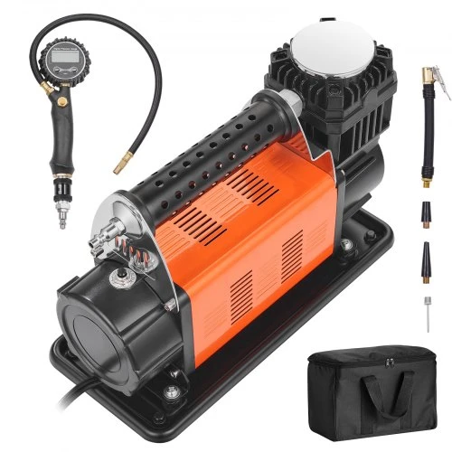VEVOR 12V nešiojamas oro kompresorius, skaitmeninis slėgio matuoklis, 7.06 CFM, 150 PSI, YD-127-B