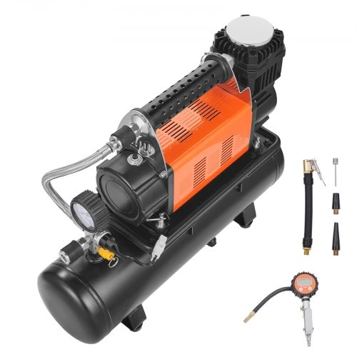 Koduva VEVOR 12V nešiojamas oro kompresorius su 6 l baku, 6.35 CFM, 150 PSI