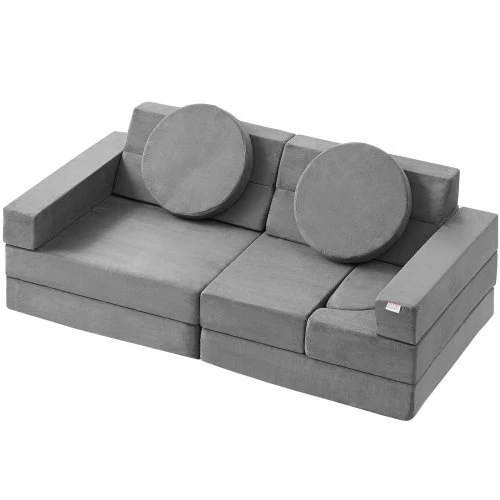 Koduva VEVOR 15 dalių modulinė vaikų sofa ETW001-11, 25D kempinė, velvetas