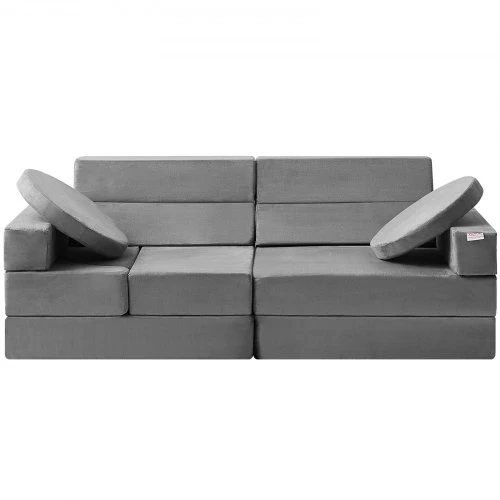 Koduva VEVOR 15 dalių modulinė vaikų sofa ETW001-11, 25D kempinė, velvetas