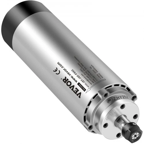 Koduva VEVOR 1,5 kW oru aušinamas CNC suklio variklis, 220–250 V, 8000–24000 aps./min., 65 x 205 mm