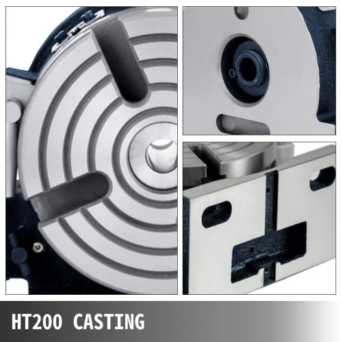 Koduva VEVOR 150 mm vertikali ir horizontali sukamasis stalas, 5.9 col. skirstomoji galvutė