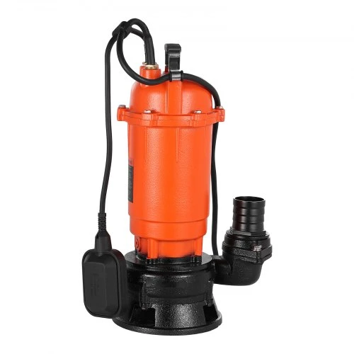 VEVOR 1500 W panardinamasis šiukšlių siurblys, 21 000 l/h, ketaus, su automatiniu plūdinio jungikliu