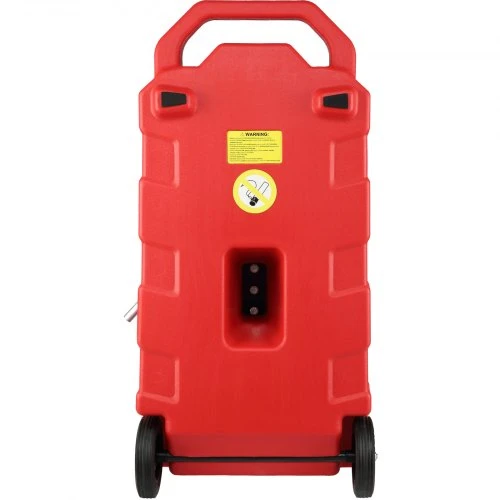VEVOR 16 galonų kuro talpa su rankiniu siurbliu, 7,8 l/min, su guminiais ratukais