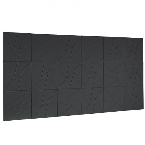 Koduva VEVOR 18 vnt. akustinės plokštės su lipniu sluoksniu, 300 x 300 x 10 mm, juodos