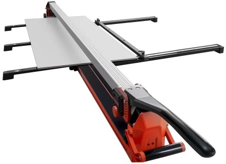 VEVOR 1800 mm rankinis plytelių pjaustytuvas su reguliuojamu bėgiu ir slankia galvute